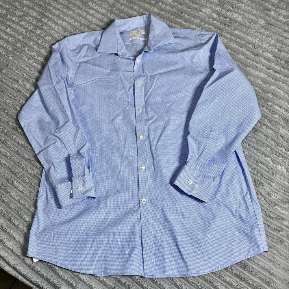 Michael Kors Men's Regular Fit Comfort Stretch Dress Shirt  16  1/2  ‎ 32/33